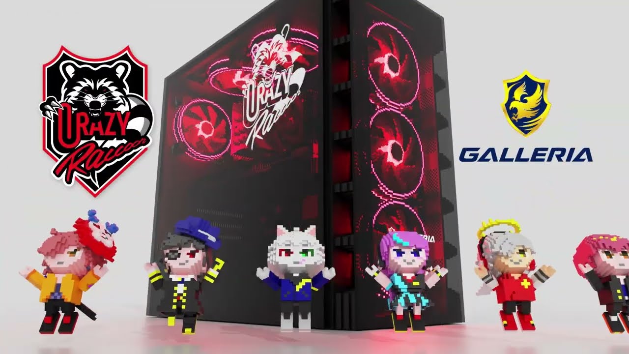 CRAZY RACCOON × GALLERIA COLLABORATION MODEL Promotion movie type 