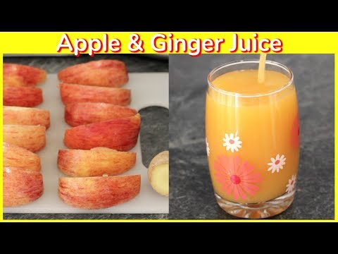 Come fare Fresh Apple e succo di zenzero | Ricette Juice sane