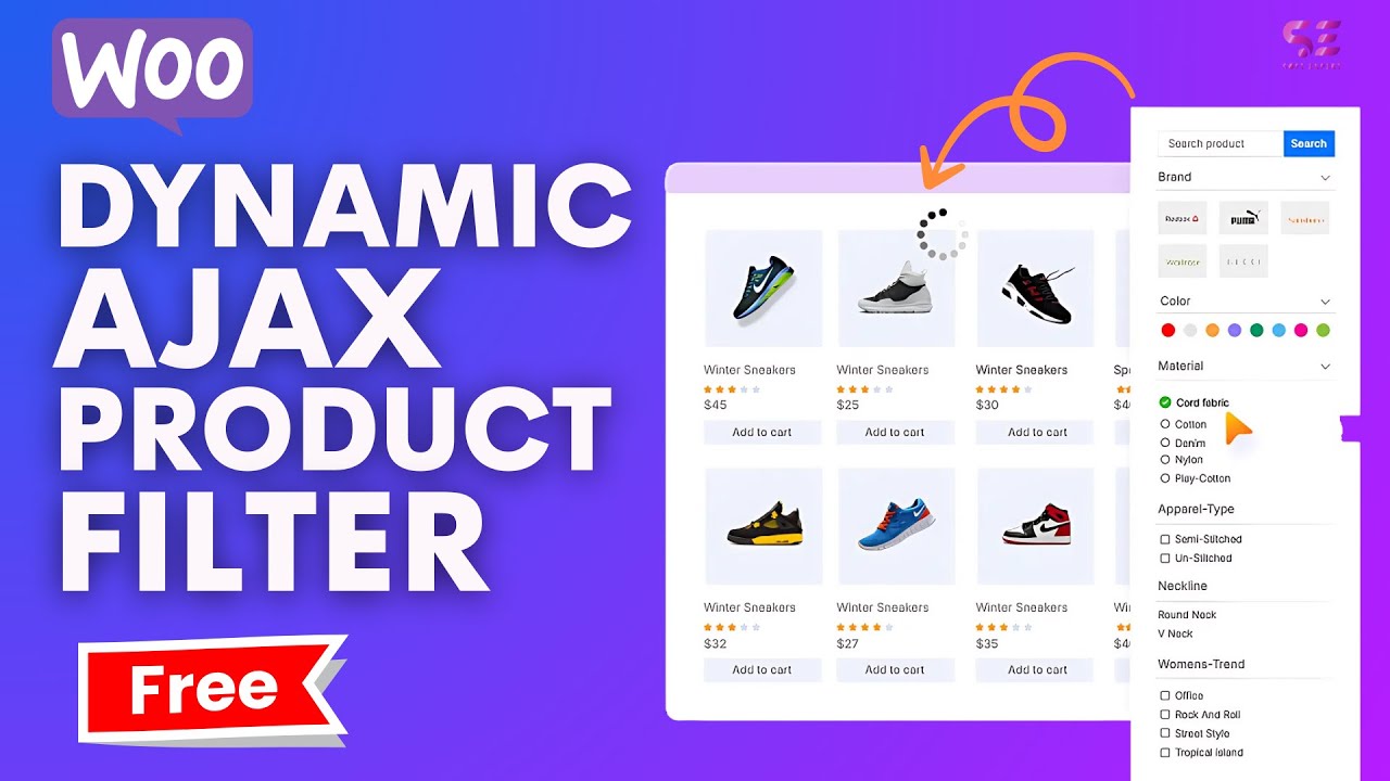 Product filters for WooCommerce Free Plugin