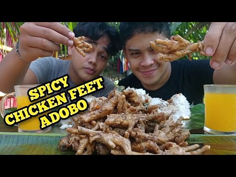 OUTDOOR COOKING | CHICKEN FEET/ADIDAS + MUKBANG! Online Collaboration with @Jacob's Mukbang
