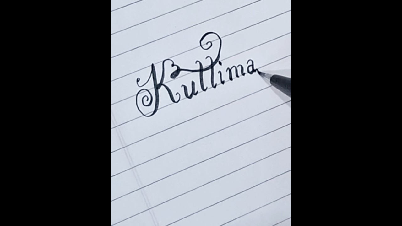 Beautiful writing# Name lettering 