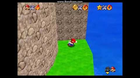 SM64 Level editing :Test Water, Custom text