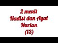 2 menit hadis harian