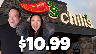 Wow! Incredible Value Meal! Chili's $10.99 Appetizer, Entree & Drink 3 for Me Deal 🌶