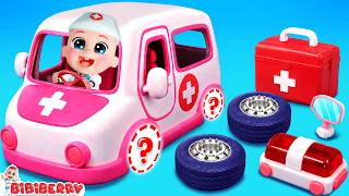 let s repair ambulance car wheels bus nursery rhymes kids