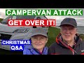 Campervan attackget over it