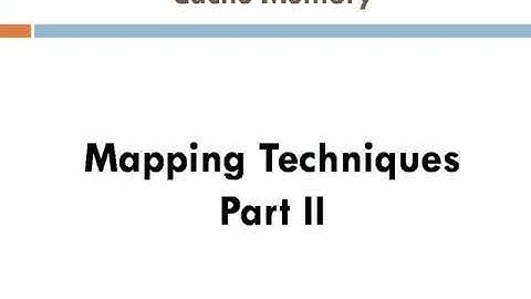 Mapping Techniques of Cache Memory | Part 2/3 | CAO | 9 | i-Soft Tutorials