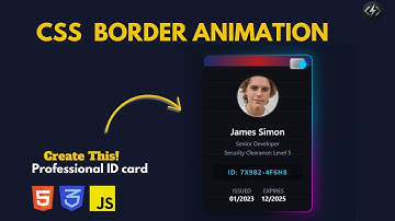 Learn CSS Border Animation With New @property Feature In 15 Min - HTML and CSS Full Course 2025
