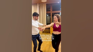 Brazilian Zouk Class - Demo Arianne&Dendê - Module 1 - Bonus with head movement