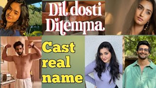 Dil dosti dilemma Cast real name Age  | Anushka Sen | Elisha mayor | New serial