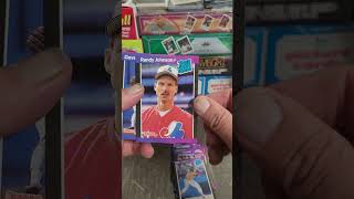 1989 Donruss Baseball Card Wax Pack Opening Rookie HIT  #vintagebaseballcards #rookiecards