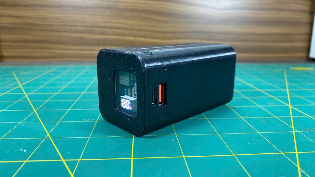 Chế sạc dự phòng mini dùng 4x21700 công suất 22.5W | DIY Mini Power Bank 22.5W