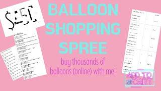 Shop for Balloons With Me! Let&#39;s Buy Balloons from My Favorite Online Stores (Plus Tips + Hints)