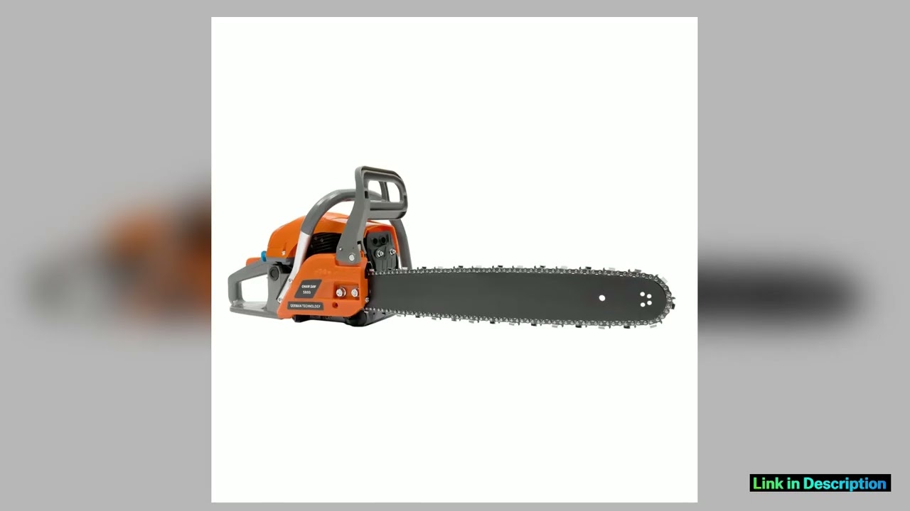 Gas Chainsaw 58Cc Gas Powered Chain Saw 20 Inch Handheld Cordless Petrol Chainsaws 2Stroke