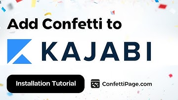 Kajabi & Confettipage.com 🎉 (Confetti Code installation tutorial)