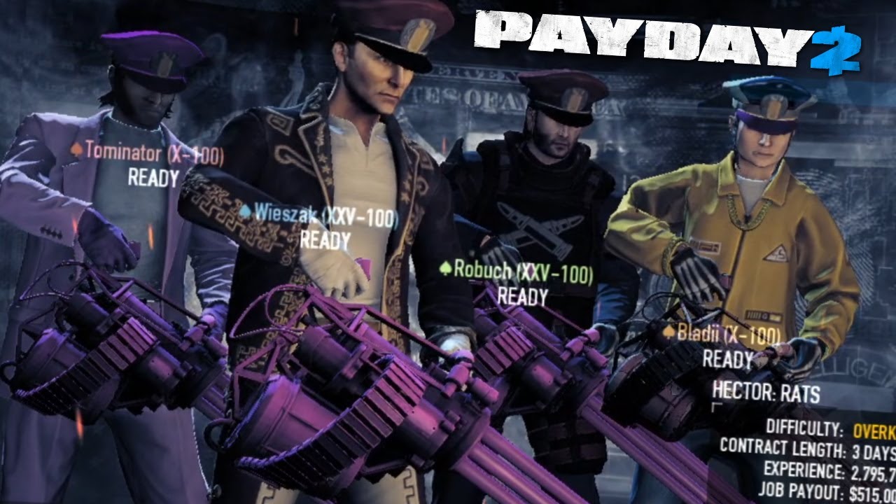 Generałowie z różowymi minigunami! | Payday 2 /w Robuch, Tominator, Bladii
