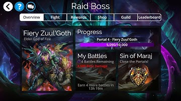 Gems of War | Sin of Maraj Raids week of Feb 3-9