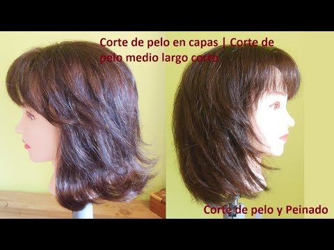 Corte De Pelo De Mujer En Capas