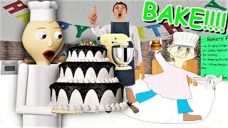BALDI CAN BAKE A CAKE!! HE NEEDS YOUR HELP!! | Baldi's Basics MOD: Baldi's Bakery screenshot 2