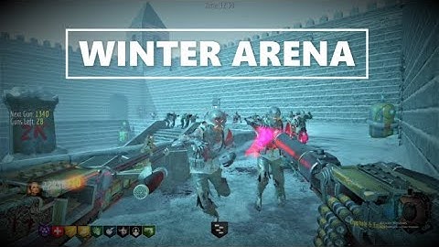 WINTER ARENA GUN GAME!! (BO3 Custom Zombies Map Gameplay)