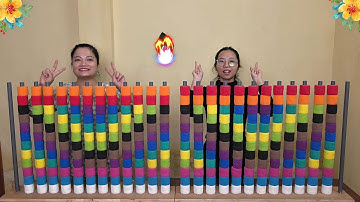 🎧 Relaxing Color Ball Sorting with Gentle ASMR | Calm but Competitive