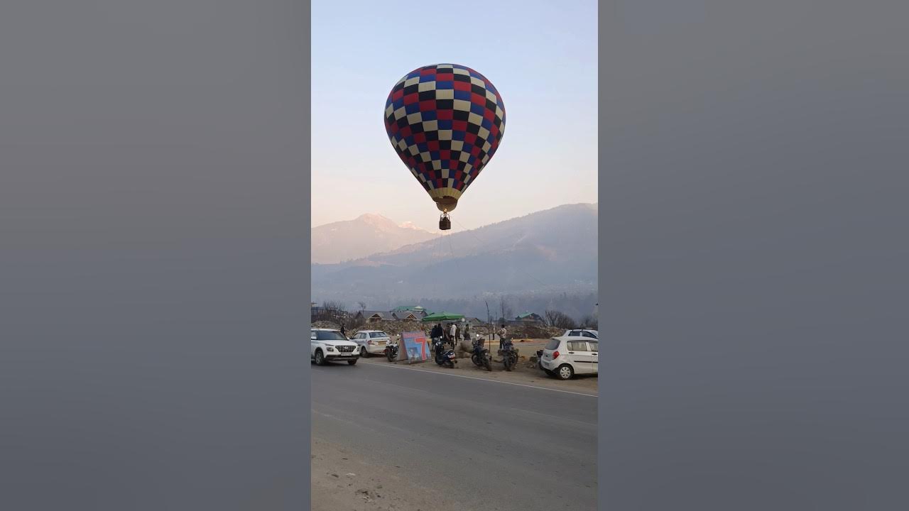 hot air balloon ride in manali 😍shorts shortsfeed manali himachal