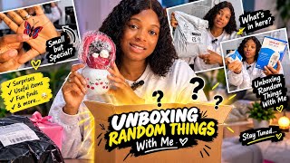 UNBOX WITH ME~ I Bought RANDOM Things… Here’s What Arrived! 😂📦 #unboxing #makemefamous #viral #unbox