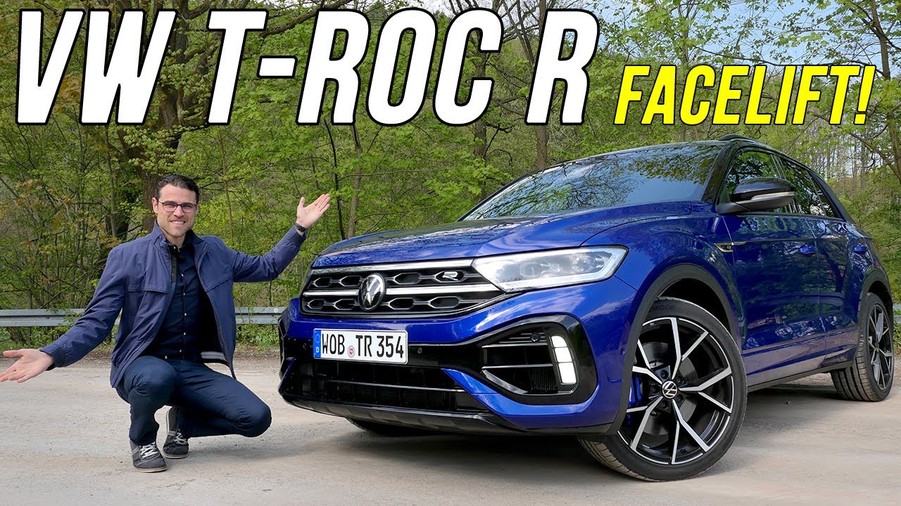 2023 VW T-Roc R facelift REVIEW - 300 hp Golf SUV on steroids
