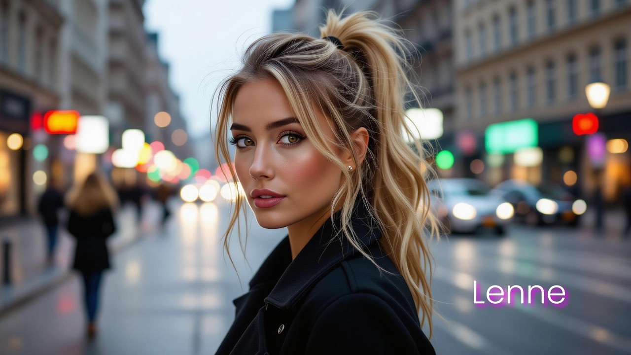 Lenne – Midnight Parallels | Dreamy Electro Pop Song | Female Vocals | Official Lyric Video