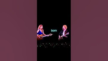 Taylor making fun of Ed Sheeran