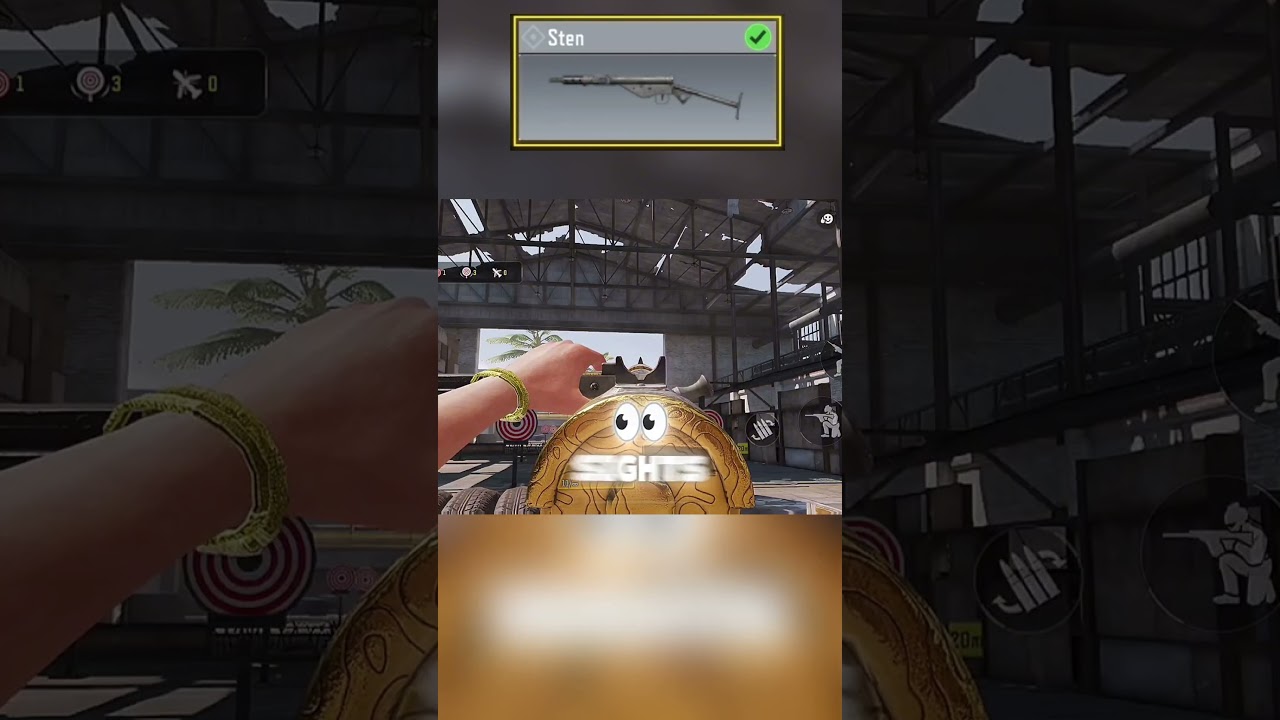 Прицельные приспособления нового пистолета-пулемета STEN хороши, но... 