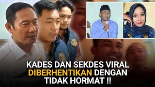 Bupati Lamongan Beri Tindakan Tegas Sekdes dan Kades Kendalkemlagi Yang Viral Selingkuh !!