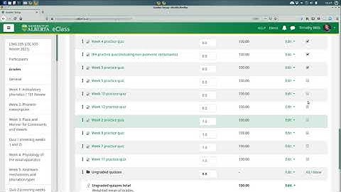eClass gradebook: categories, drop lowest, better views