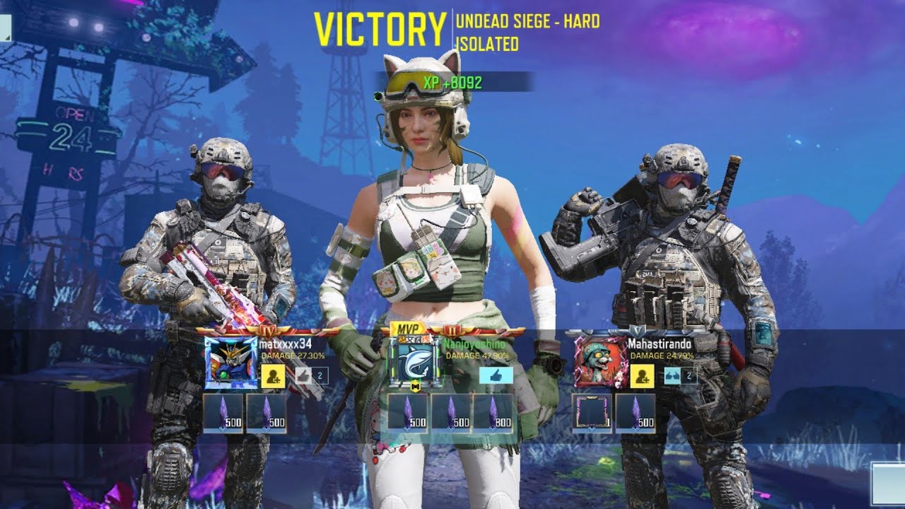 Playing Normally but until flying zombies | Undead Siege Codm