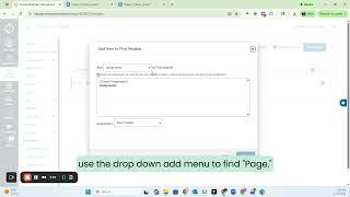 Canvas Tutorial: Adding a Page to a Module