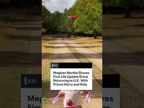 Meghan Markle and Prince Harry's return to the U.K. has been royally sweet.💕(🎥: Instagram/meghan)