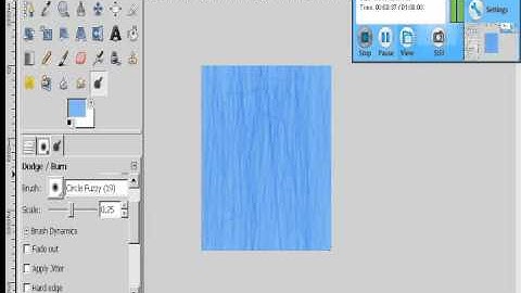 Hair texture tutorial for Gimp