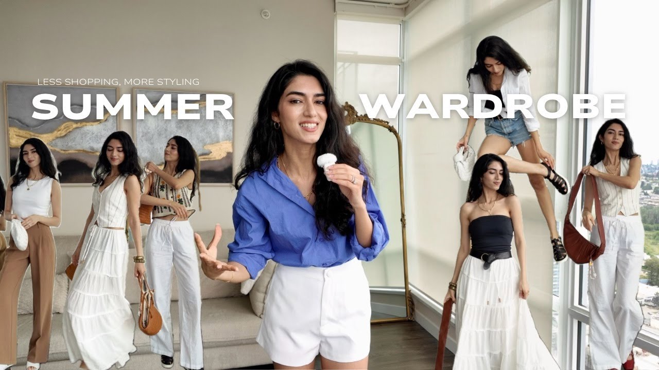 SUMMER 2024 CAPSULE WARDROBE | Styling Guide | Accessories | Mix and Match Styling | Travel Outfits