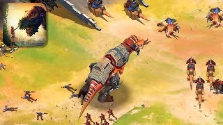 Dino War: Survival - Gameplay (iOS) screenshot 2