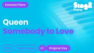 Somebody to Love (Piano Karaoke Instrumental) Queen chords