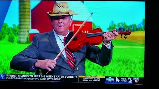Cowboy Dan Plesac Fiddling Again