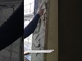 Clean Corner Plaster Finish! #construction #plastering #DIY #shorts #builder #tools