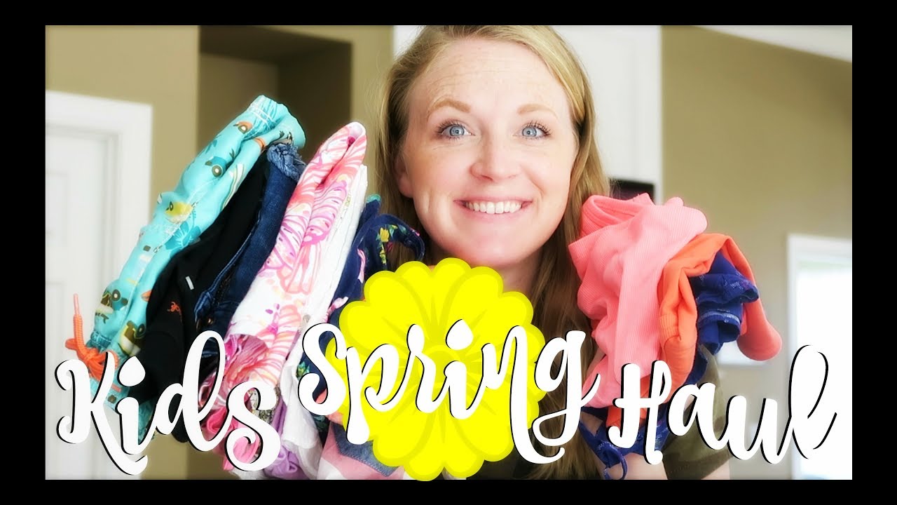 KIDS SPRING & SUMMER CLOTHING HAUL - YouTube