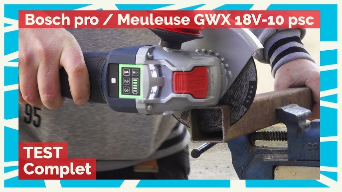 Meuleuse angulaire sans-fil BITURBO avec X-LOCK GWX 18V-1500W C Bosch