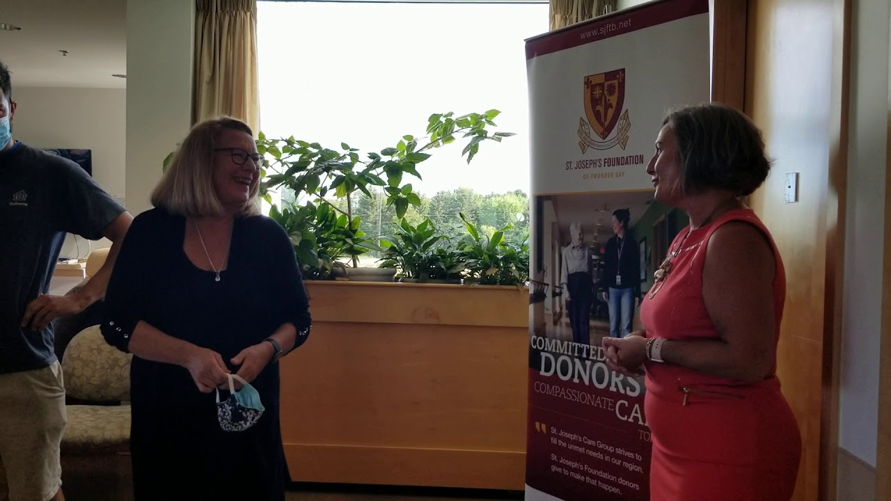 Dufresne Donates Beds to St. Joseph's Care Group YouTube