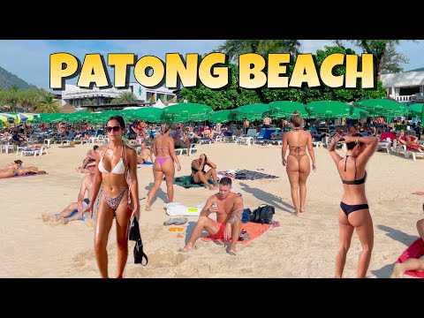 【🇹🇭 4K】Phuket 2023 Patong Beach - Walking Tour Thailand