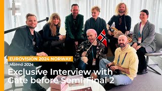 "It's Real, It's Here": Gåte's Interview Ahead of Eurovision 2024 Semi-final 2 🎶 #Norway #Ulveham