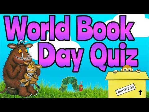 WORLD BOOK DAY QUIZ for kids by Miss Ellis #worldbookday