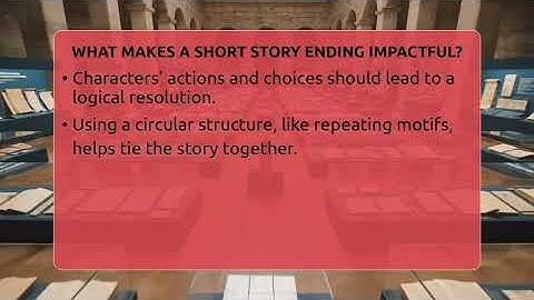 What Makes A Short Story Ending Impactful? - The Prose Path