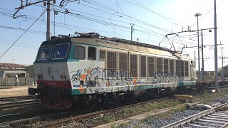 E633.201 CON PIANALI VUOTI IN PARTENZA DA VERONA PORTA NUOVA SCALO!